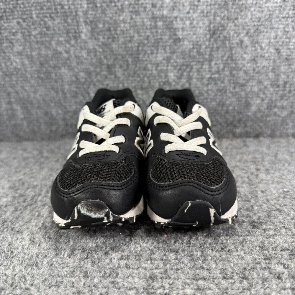 New Balance 574 Toddler 6 Shoes Black White Athletic Sneakers - Picture 3 of 11